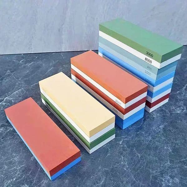 Professional Knife Grinder Sharpening Stone Grit White Corundum 10003000 20005000 Whetstone Sharpener Multistage 250311