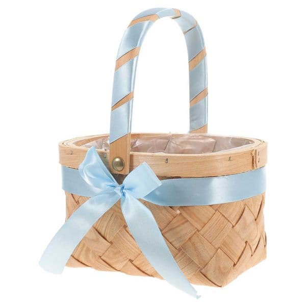 Oval Blush Flower Baskets er Handle Baskets Rustic For Blankets Party Favors Baby Shower Straw Fruit Girl Blankets Laundry X250311