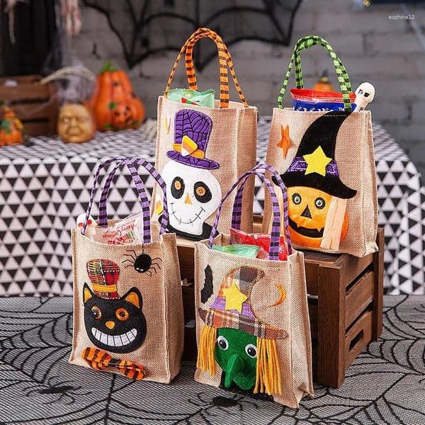 Gift Wrap Halloween Non Woven Handbag Candy Bag Ghost Festival Pumpkin Decoration Prop Party Supplies