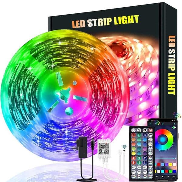 30M/100ft LED strip light music and intelligent timer function application and 44 key remote control synchronization used for kitchen party room decoration Z250311