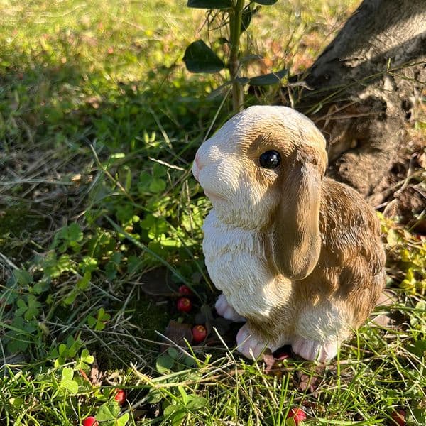 Bunny Decor Yard Decorations Outdoor for Home Garden Statues Easter Rabbit Figurines mom Present Ba 250311