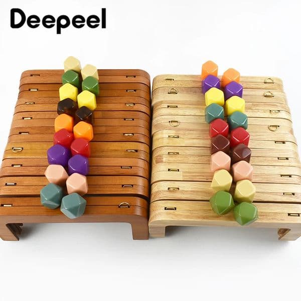 Deepeel 20cm Wooden Purse Frame Handbag Handles Women Woven Bags Wallet Clamp Handmade Closure Brackets DIY Bag Accessories 250311BJ