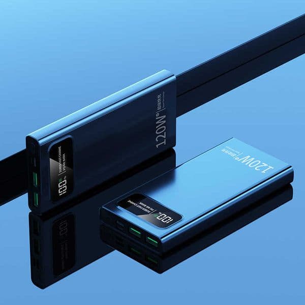 120W charging bank 50,000ma super capacity can be ultra-thin portable mobile power supply on the plane X250312
