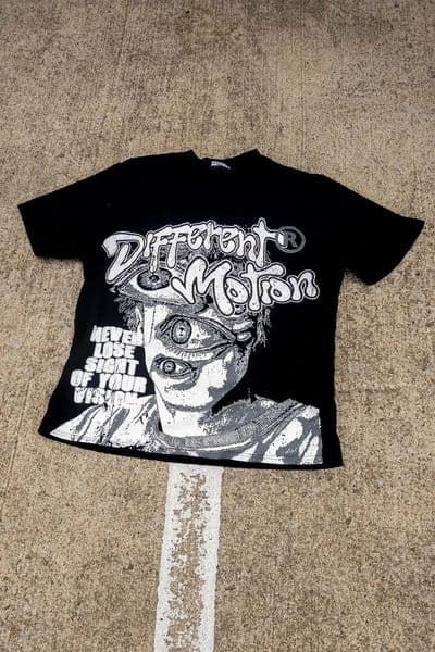 Different sports retro oversized graphic tshirt from the United States harajuku grunge Gothic couple y2k top womens clothing 250312BJ