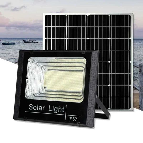 50w 100w 200w 300w 500w solar floodlight LED solar spotlight outdoor waterproof reflector with remote control X250312