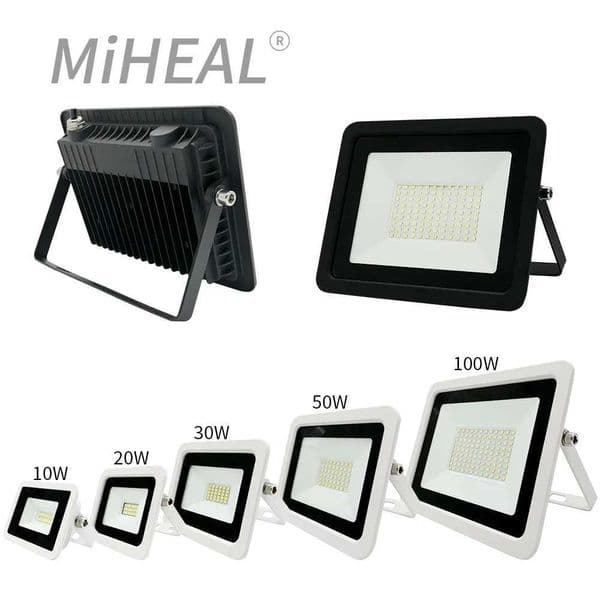 LED Floodlight 10W 20W 30W 50W 100W Flood Light 220V Waterproof IP68 Outdoor Wall Garden Spotlight Reflector Foco Lamp LED X2503121