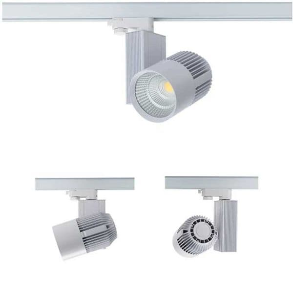 2-wire 3-wire 4-wire LED track light 110V 220V 60W 50W 40W household kitchen and clothing store lighting aluminum track light Z250312