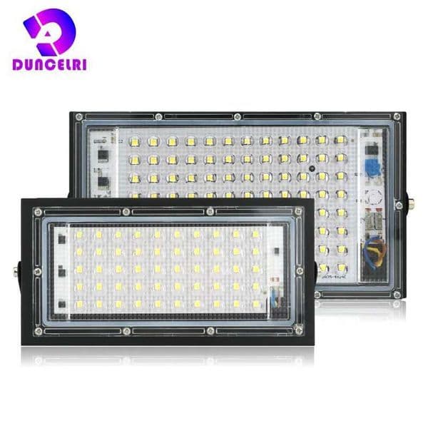 50W 100W LED floodlight AC 220V 230V 240V outdoor floodlight spotlight IP65 waterproof LED street light landscape lighting X250312