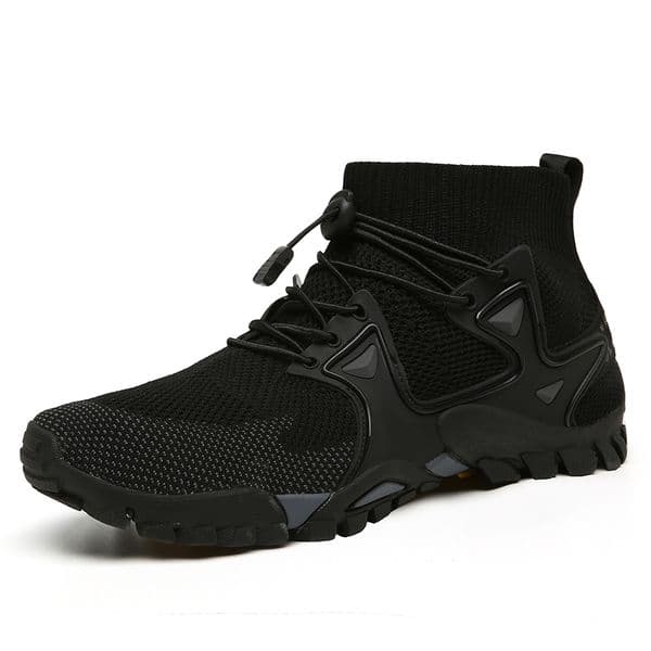 Breathable mesh high top outdoor hiking shoes for men mountain climbing sports hiking shoes for women