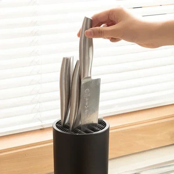 Kitchen Tools Stand for Chefs Knife Knife Block Storage Tank Holder Kitchen Accessories Household Tools 1Pc 250313