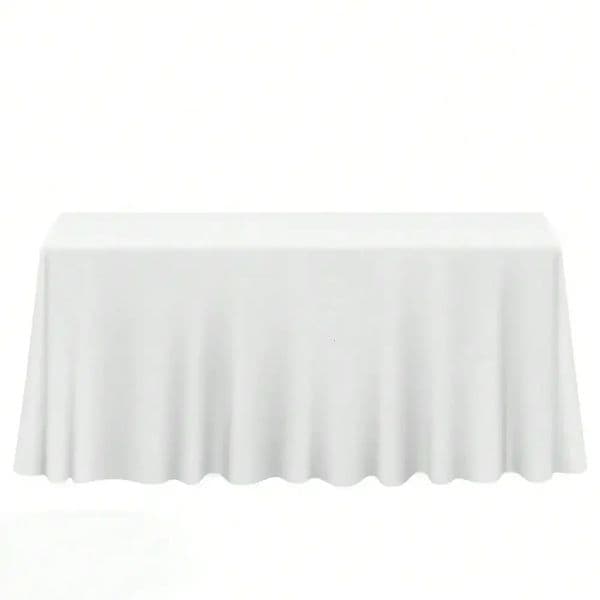 10pack White Plastic Tablecloth 132X 90Plastic Table Cloth 250303q