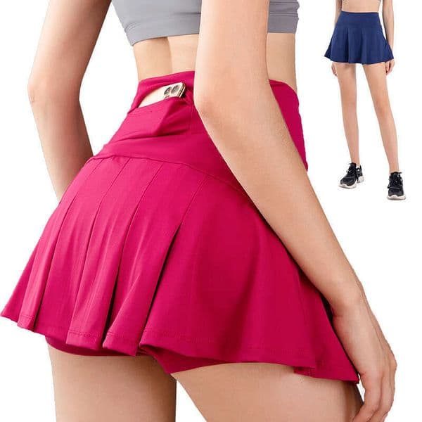 yoga fiess short quick drying sweat absorbing running women's tennis golf skirt, 2025 new casual and fashionable fashion trend clothing