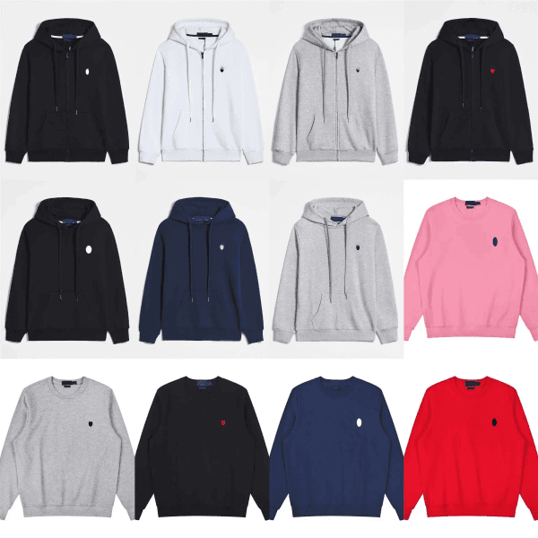 Polohoodie Designer Hoodies Sweatshirts Zip Up Men Polos Women Cotton Cardigan Autumn Winter Fashion Hooded Pullover Shirt Casual Hood Sport Jacket Men Hoodie 232 T