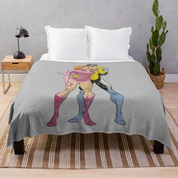 Invincible Throw Blanket Valentine Gift Ideas Warm for Winter Designers BlanketsXJ250312