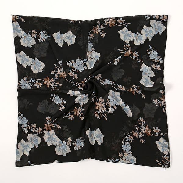 Hot sale new style chiffon printed headscarf 115*115 large square scarf --843907