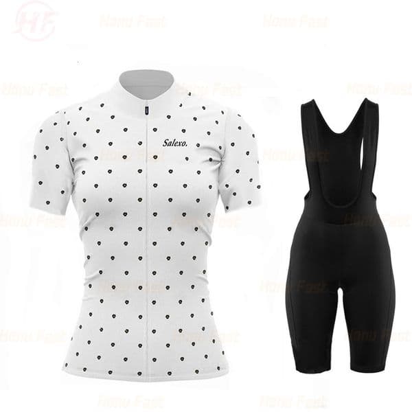 2026 new Pink Womens Short Sleeve Summer UV resistant Mountain Bike Set Road Cycling Suit 240620 free shipping