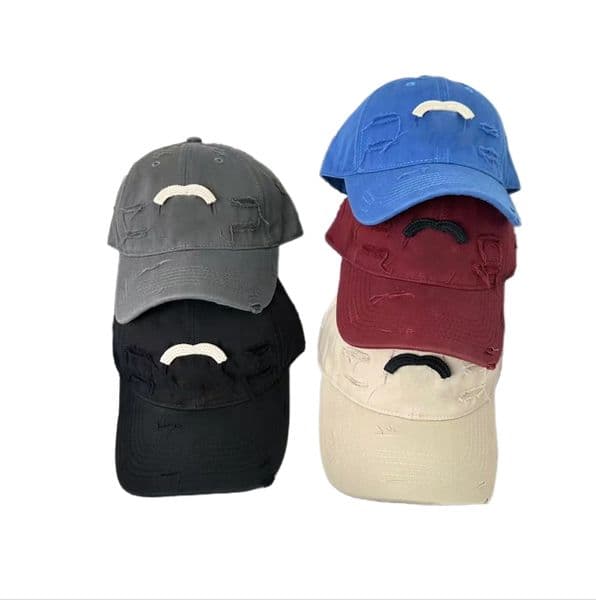 2025 Designer Mens Ball Caps Luxury Womens Adjustable Baseball Vintage-Style Distressed Hat Unisex Couple Casquette Luxe Travel For Spring And Summmer L260519