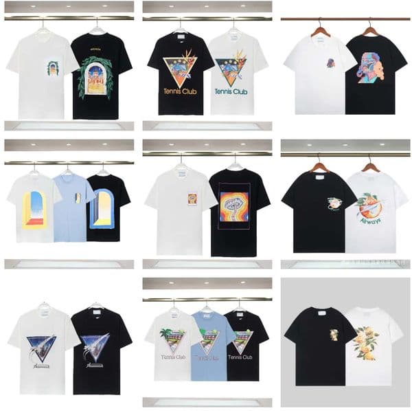 mens Designer T Shirts womens Summer shirts Set Holiday Couple Printing Casual Tees Graphic Letter Print Short Sleeve Tops Loose T Shirts Men Women Shirt