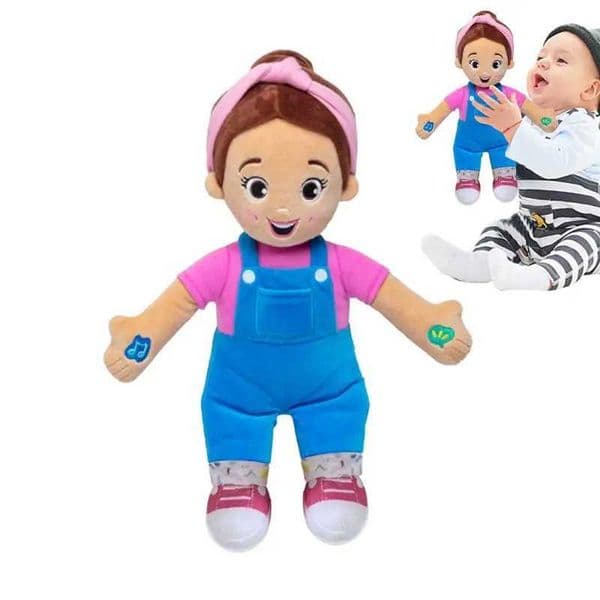 Rachels Doll Toy Soft Fill Speaking Singing Pillow Baby Sleeping Plush Doll Birthday GiftXJ250314