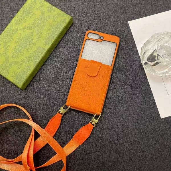 Fashion Crossbody Wallet Designer iPhone Cases for Samsung Z Flip 7 Flip6 Flip5 4 3 5g Z Fold 7 Fold 6 Fold 5 4 3 Case Luxury Brand Card Holder Lanyard Handbag Cover