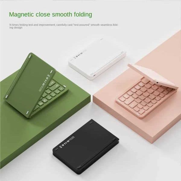 wireless connections wireless folding keyboard laptop mobile Office mini portable folding keyboard mechanical keyboard gaming keyboard new X250314
