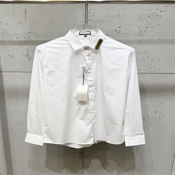 2025ss new printed single breasted lapel loose long sleeved shirt, comfortable, breathable, and soft denim shirt M314Y24
