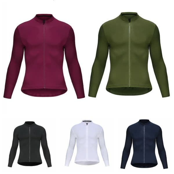 Rsantce SpringSummer Mens Bicycle Shirt Long Sleeve Top MTB Breathable Quick Drying Clothing 250314