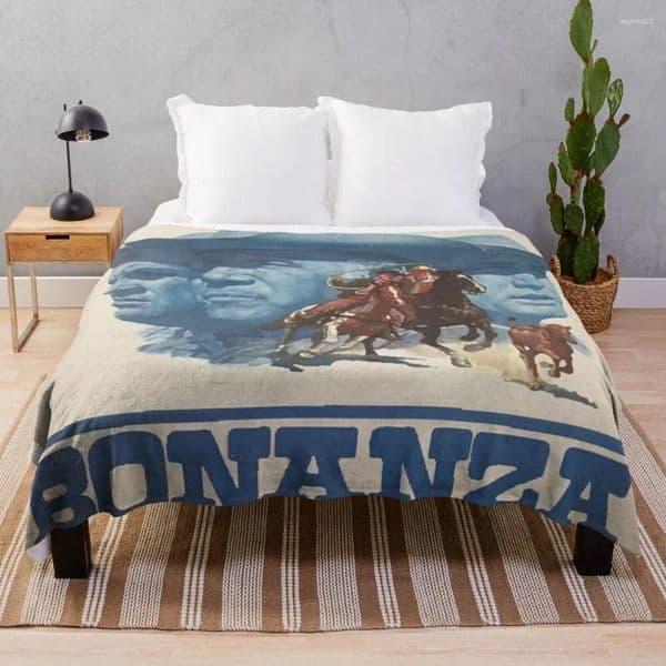 Blankets PAPER BONANZA POSTER Throw Blanket