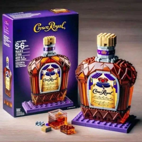 A Block 2026 Creative New Gift Building Assembly Toy Building Silated Decoration Grape Y250315 Wine Bottle Y260602+1