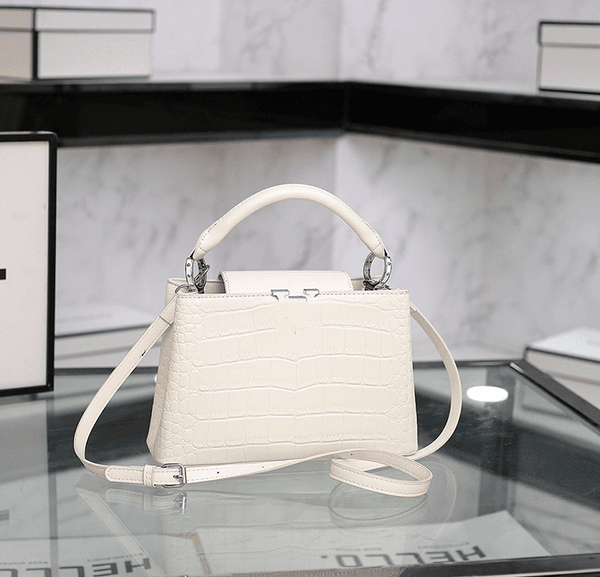 Designer bag Art embossed Floral Women's Large capacity tote bag Fashion Sac Women's Leather Shoulder Bag Courier Men Women's Luxury M58706 Lady dhgate M2586