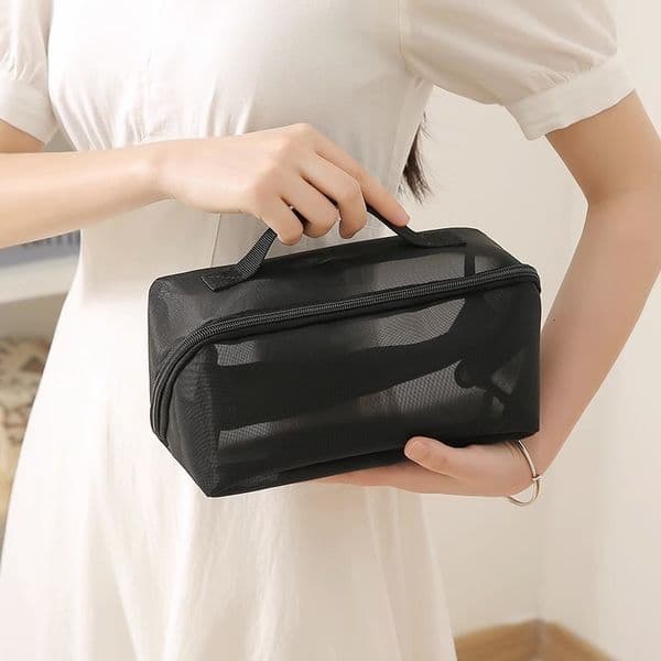 New Makeup For Women, Large Capacity, Portable, Ins, Premium, Internet Celebrity, Travel, Cosmetics, Toiletry, Storage Bag