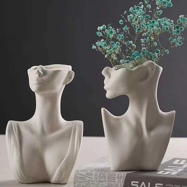 Large half body silicone flowerpot mold disinfectant plant cement tank resin silicone mold hydroponic tank X250317