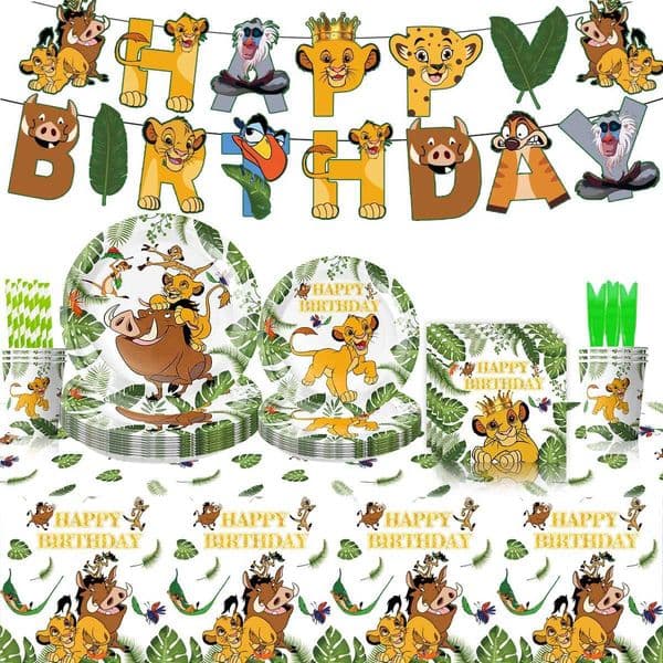 Disposable Tableware Birthday Party Decoration Balloon Board Napkins Childrens Party Supplies X250317