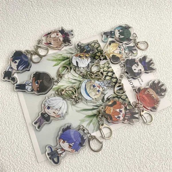 To me! Nightwear Devil Clothing Anime Keychain Asmodeus Lucifer Mrmon Leviathan Digital Acrylic Bag Key Jewelry Accessories X250318
