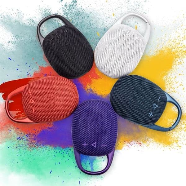 Mini Portable Clip 5 Wireless Bluetooth Speaker Outdoor Fitness Sports Speakers High Quality Hook Type Speaker