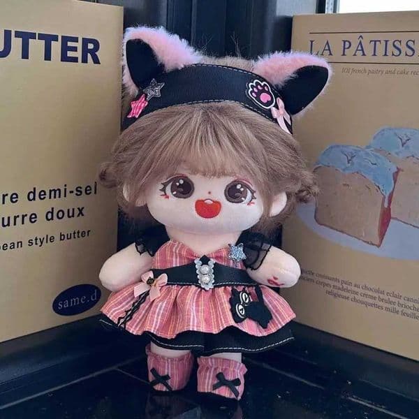 20cm idol doll clothing accessories suitable for plush stuffed cotton doll princess dress cute Korean superstar toy X250318