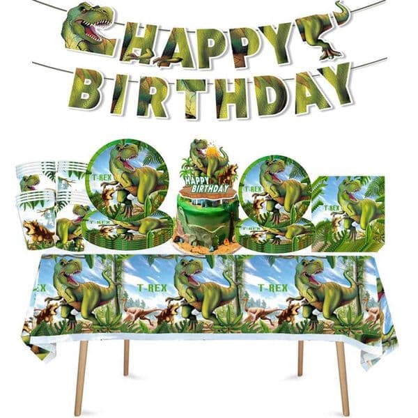 Jurassic World Dinosaur themed Party Disposable Desktop Software Tyrannosaurus Rex Napkin Wild Roar Boy Birthday Party Decoration X250318