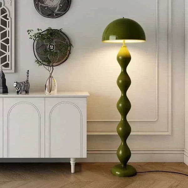 Scandi Macaron floor light creative mushroom light for living room bedroom store hotel decoration LED color vertical light X250318