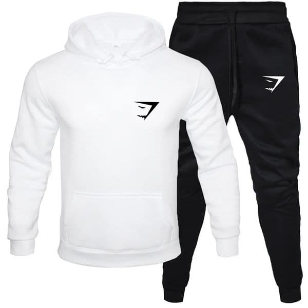 Mens Tracksuits Sport Tracksuit Casual Sportswear Sweatpants Pullover Solid Color Fleece Hoodies Sports Suit S-XXXL Q260601