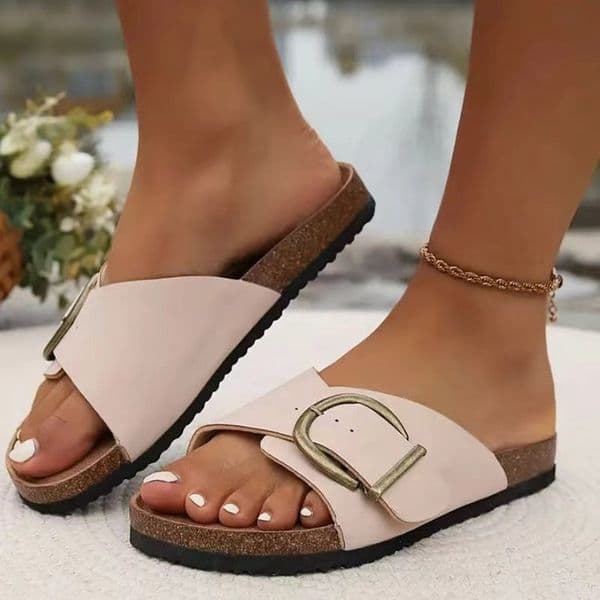 free shipping designer slippers clogs sandals slides women womens leather black khaki beige indoor outdoor casual shoe trainer new