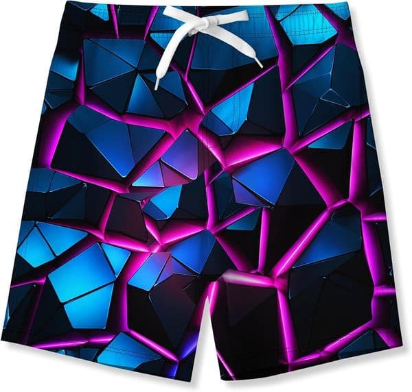 Teens Boys Swim Trunks Quick Dry Beach Swimwear Board Shorts Fashion patterns