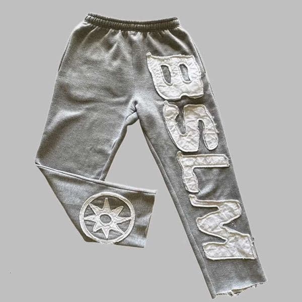 European American autumn winter hoodies with personalized style, high street hip-hop, letter embroidery, fashionable pants for both men and women, 2025 new