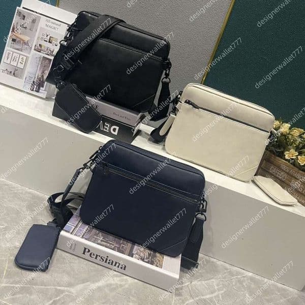 10A Mens womens designer bag white messenger bags leather shoulder crossbody bags handbag purse M24754 M46602 high quality