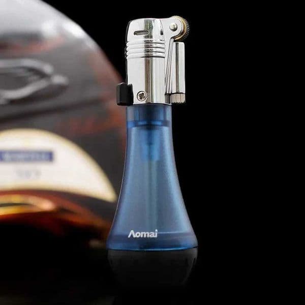 Funny Floating Ghost Fire Unusual Lighters Refillable Butane Soft Flame Lighter With Visible Gas Window C251119 W260202