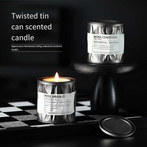 Tin Santal scented candle gift box Creative premium gift birthday gift decoration X241004
