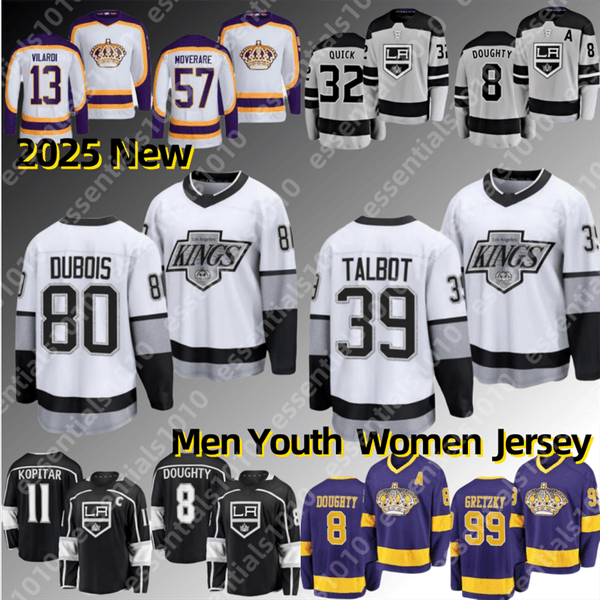 2025 Men Women Youth Angeles KingsK Usa Long Sleeves Hockey Jersey #55 Quinton Byfield New Version Season #11 Anze Kopitar #35 Darcy Kuemper