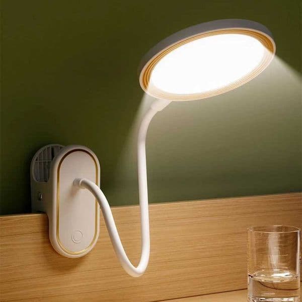 New Arrival Table Lamp USB Rechargeable Desk Lamp With Clip Bed Reading Book Night Light LED Touch 3 Modes Dimming Eye Protection Light Z250319