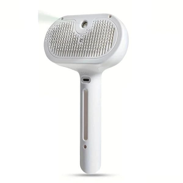 Selfcleaning Cat Comb Pet Spray Massage Hair Removal Bath Brush For Dogs And Cats With USB Charging Pets Grooming Accessories 250318