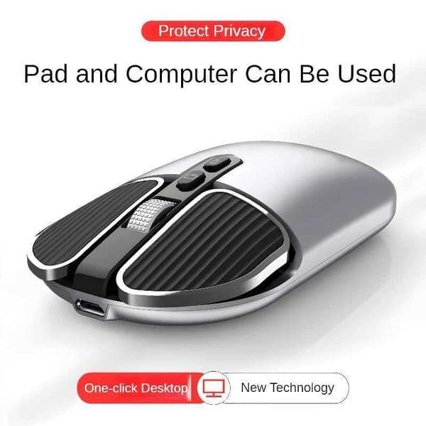 M203 2.4G Dual Model Wireless BT 5.0 Charging Silent Mouse Long Standby Multi Button Mouse for PC Laptop Z250320