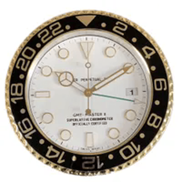 Super Silent Luxury Metal Modern Design Large Wall Watch Home Stainless Steel Luminous Clock The Date Will Work